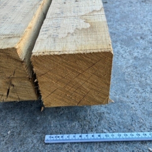 Eiken 100x100mm rustiek ruw (2 lengtes)